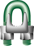 G-6240 Green Pin Wire Rope Clip Type B Product Illustration